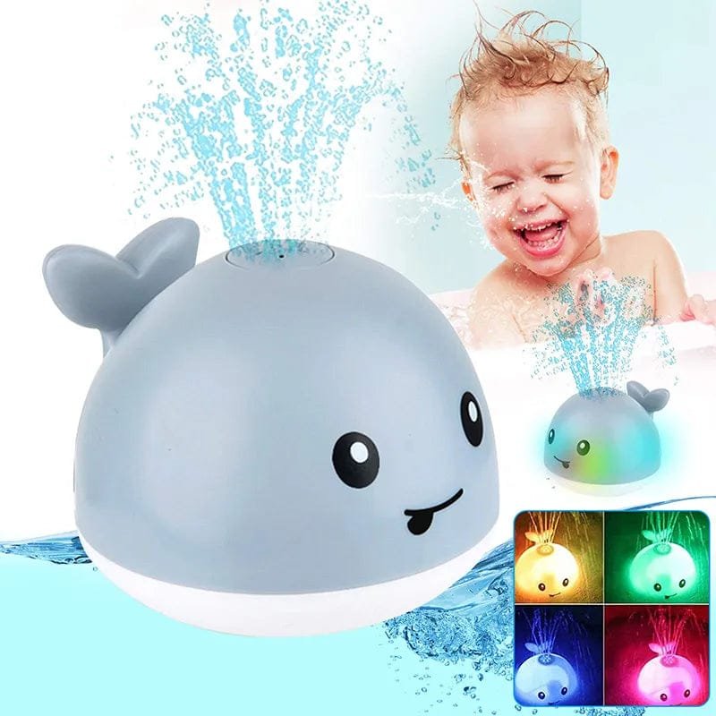 Whale Light-Up Sprinkler Bath Toy for Toddlers & Infants - Fun & Safe