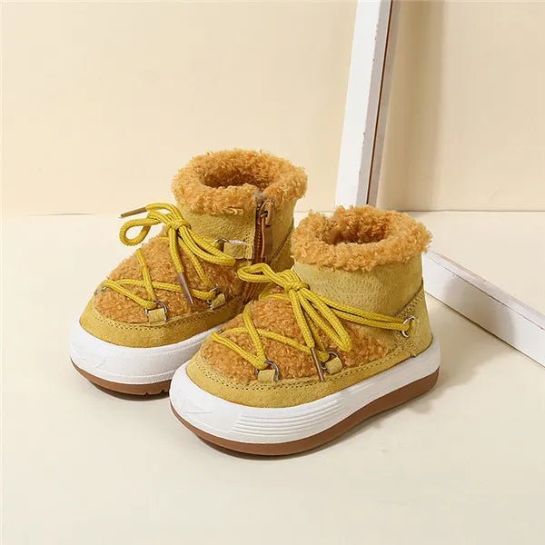 GT-CECD Autumn/Winter Baby Boots (Plush Lined, Zip)