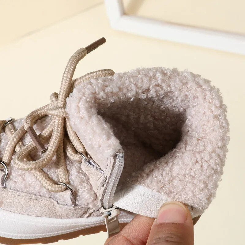 GT-CECD Autumn/Winter Baby Boots (Plush Lined, Zip)