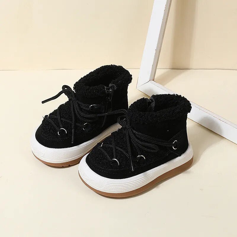 GT-CECD Autumn/Winter Baby Boots (Plush Lined, Zip)