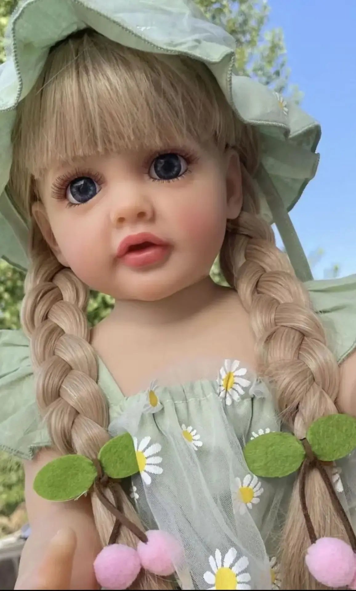 55cm Full Silicone Reborn Doll - Long Hair Betty Princess