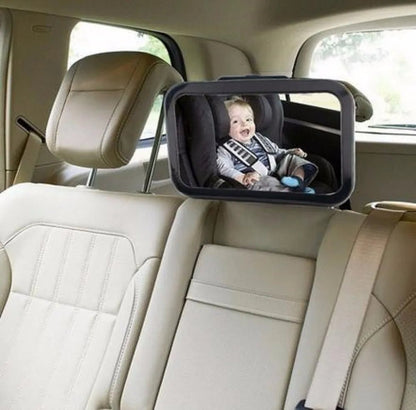 Adjustable Wide Car Seat Mirror for Baby Safety, High Quality