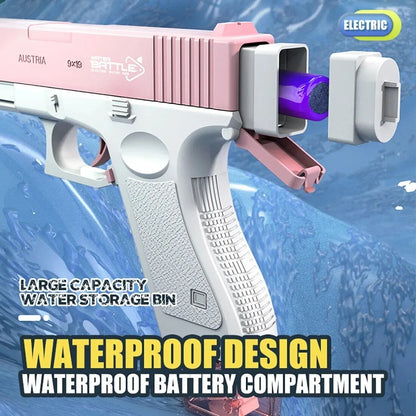 Full-Automatic Electric Water Blaster - Sporty Pistol-Style Toy