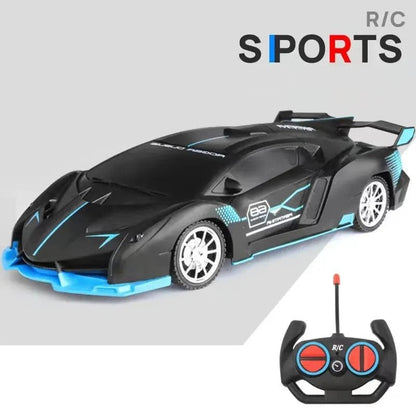 1:18 High-Speed RC Car - 15km/h with LED Light - Chargeable