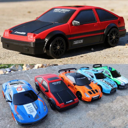 2.4G High-Speed Drift RC Car - AE86/GTR Model Racing Toy