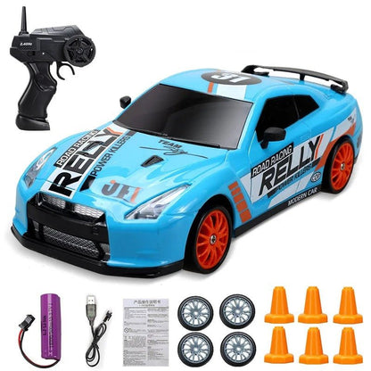 2.4G High-Speed Drift RC Car - AE86/GTR Model Racing Toy
