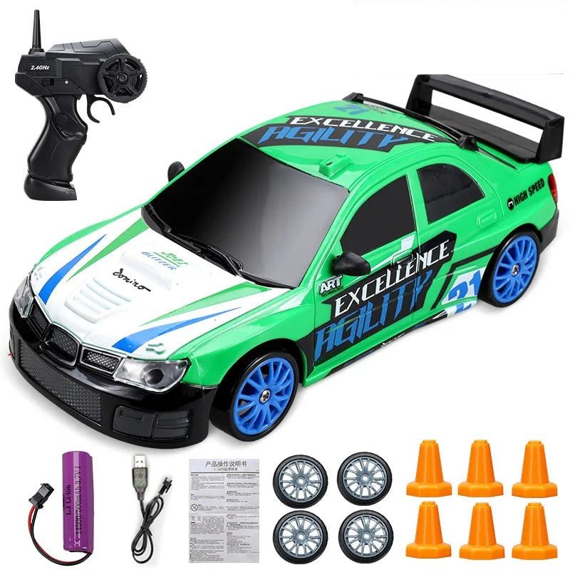 2.4G High-Speed Drift RC Car - AE86/GTR Model Racing Toy
