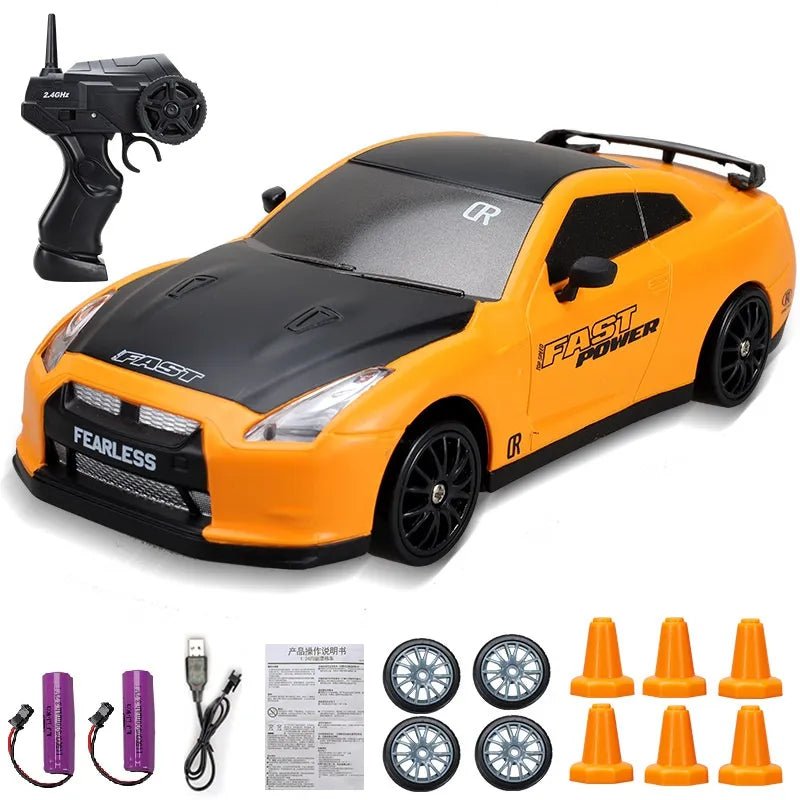 2.4G High-Speed Drift RC Car - AE86/GTR Model Racing Toy