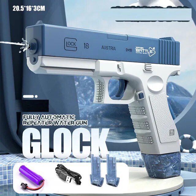 Full-Automatic Electric Water Blaster - Sporty Pistol-Style Toy