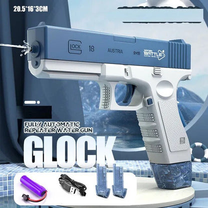 Full-Automatic Electric Water Blaster - Sporty Pistol-Style Toy