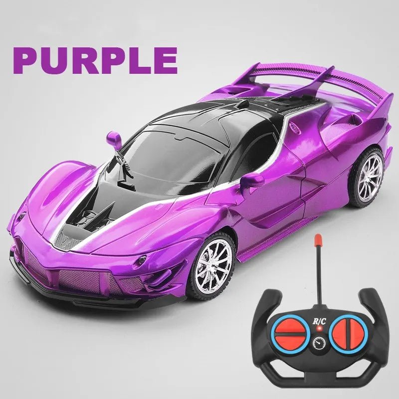 1:18 High-Speed RC Car - 15km/h with LED Light - Chargeable