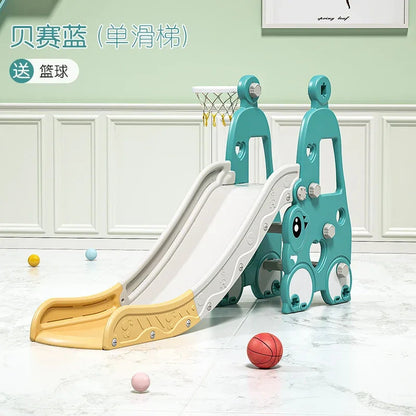 TQH 3-in-1 Indoor Slide & Swing for Toddlers