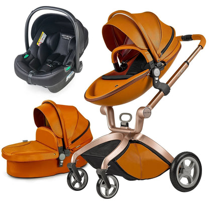 Hot Mom 3-in-1 Baby Stroller: High Landscape, Newborn-Friendly