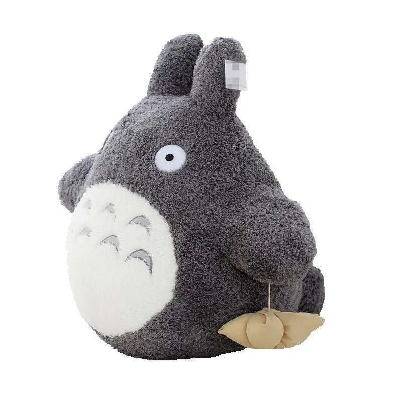 Huggable Grey Forest Spirit Plush: Soft, Cute Cartoon Pillow Toy