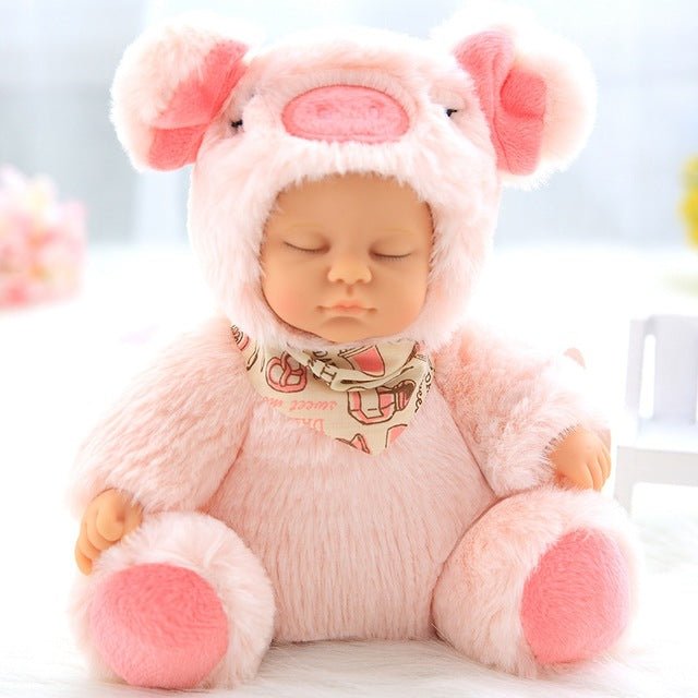 Kids Accompany Sleep Cute Face Plush Animal Doll Toy