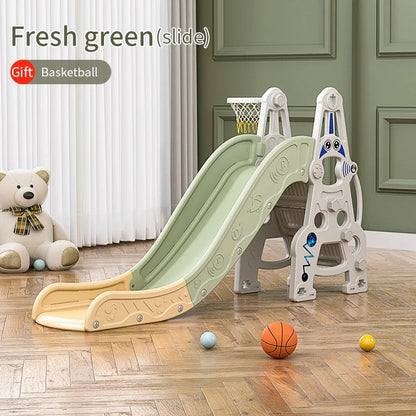 4-in-1 Indoor Playhouse Slide & Swing Set (PE) – YBC-TKR-007