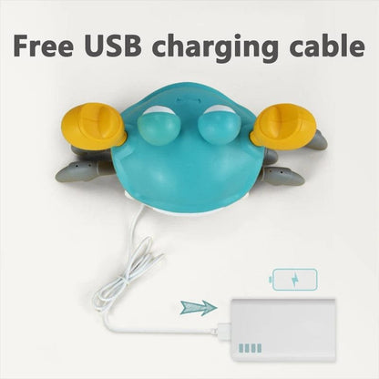 Rechargeable Induction Crab Toy - Musical Interactive Climber for Kids
