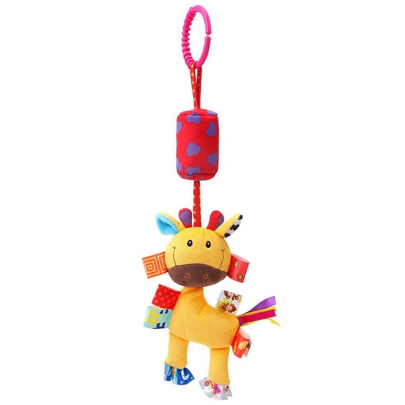 Baby Crib & Car Seat Spiral Rattle Toys - Soft Mobiles for Newborn Gift