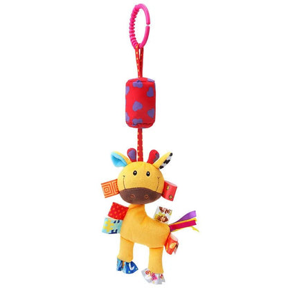 Baby Crib & Car Seat Spiral Rattle Toys - Soft Mobiles for Newborn Gift