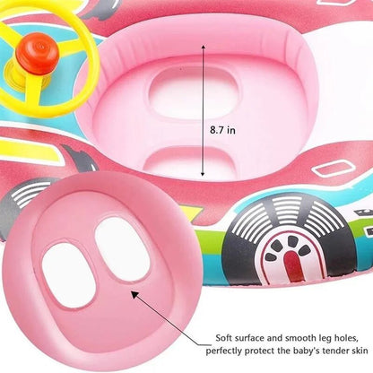 Inflatable Baby Swim Ring Seat - Pool Float Accessory for Water Play