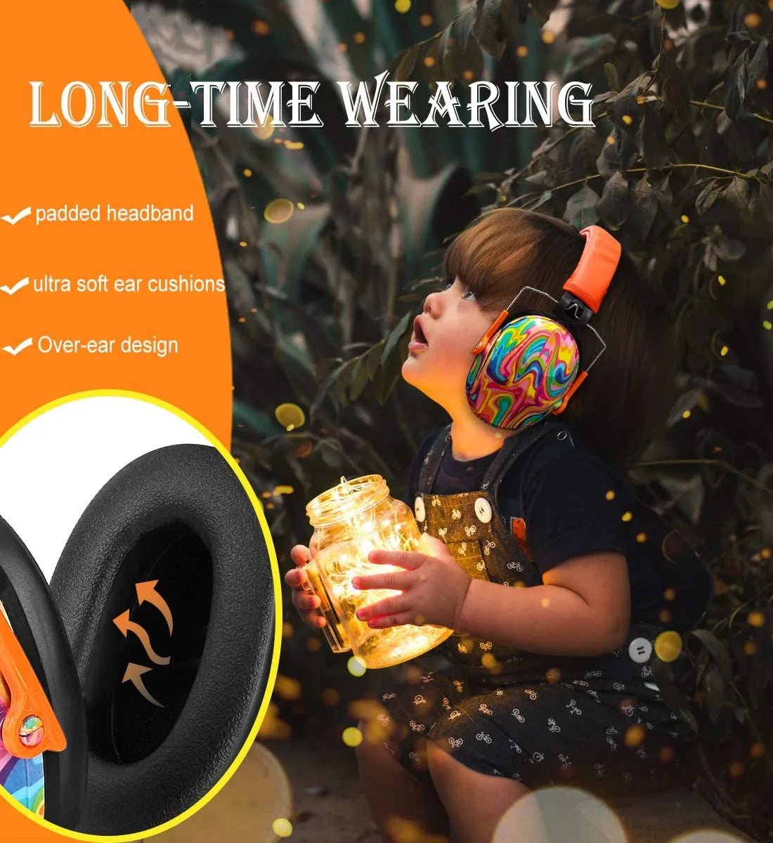 Adjustable Baby Noise Reduction Earmuffs, NRR 25dB