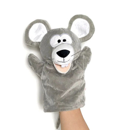 Animal Hand Puppets - Soft Educational Plush Toys for Babies