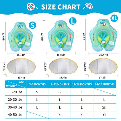 Infant Inflatable Swim Float - Baby Swimming Ring