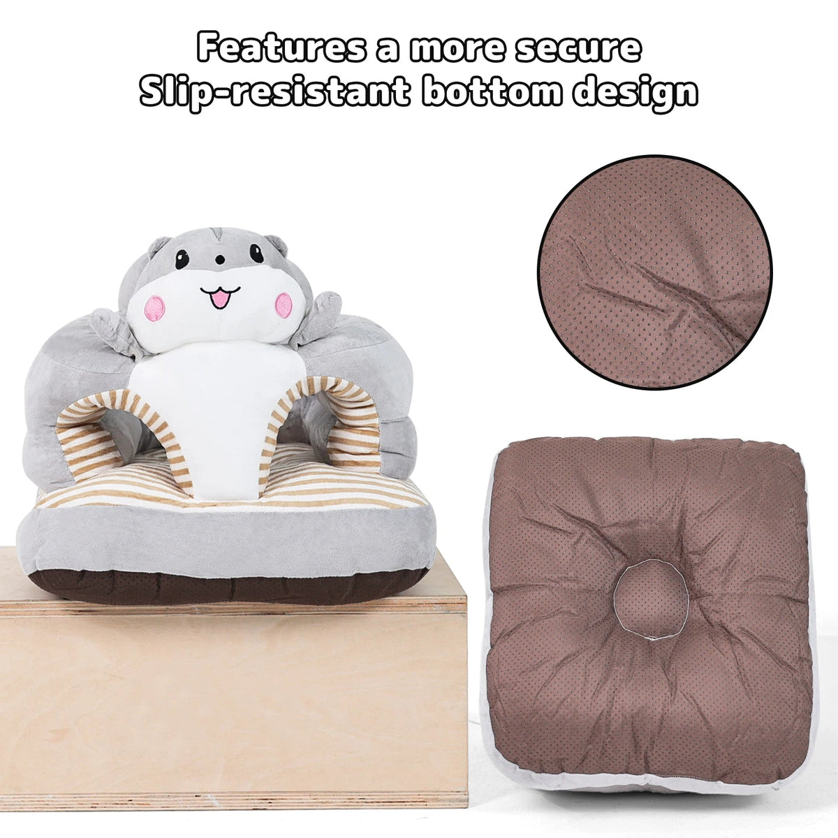 Baby Infant Training Seat with Non-Slip Base