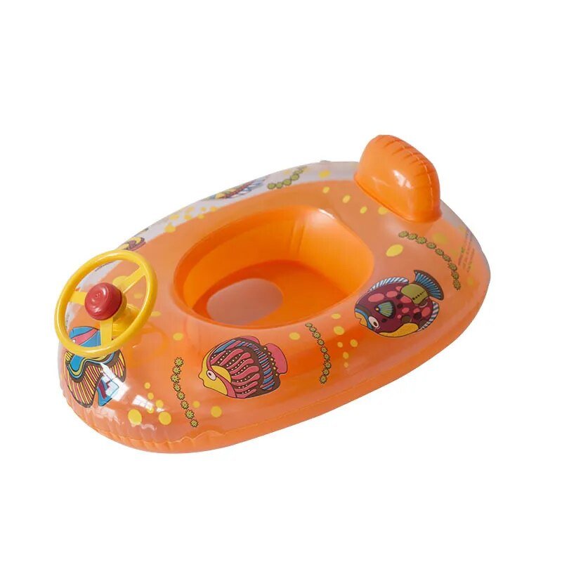 Inflatable Baby Swim Ring Seat - Pool Float Accessory for Water Play