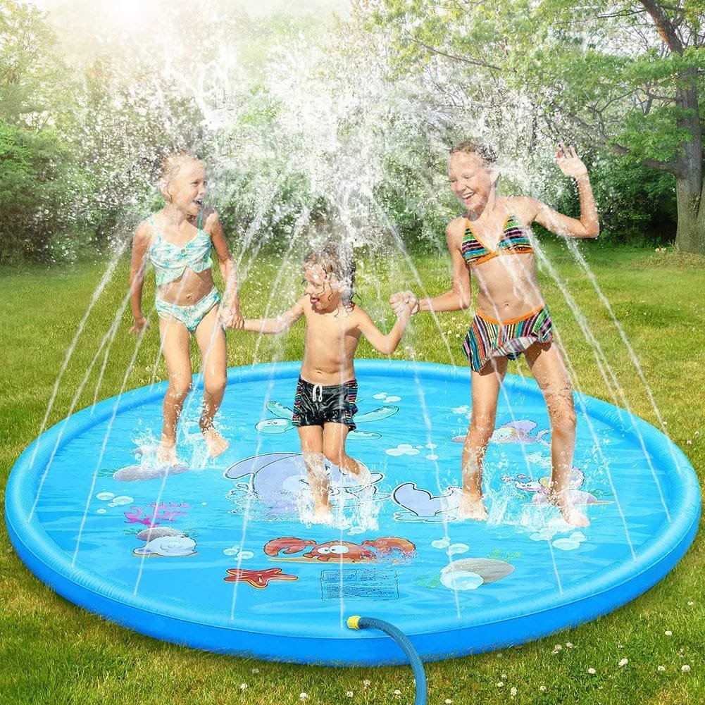 Summer Beach Inflatable Water Spray Pad for Kids
