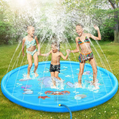 Summer Beach Inflatable Water Spray Pad for Kids