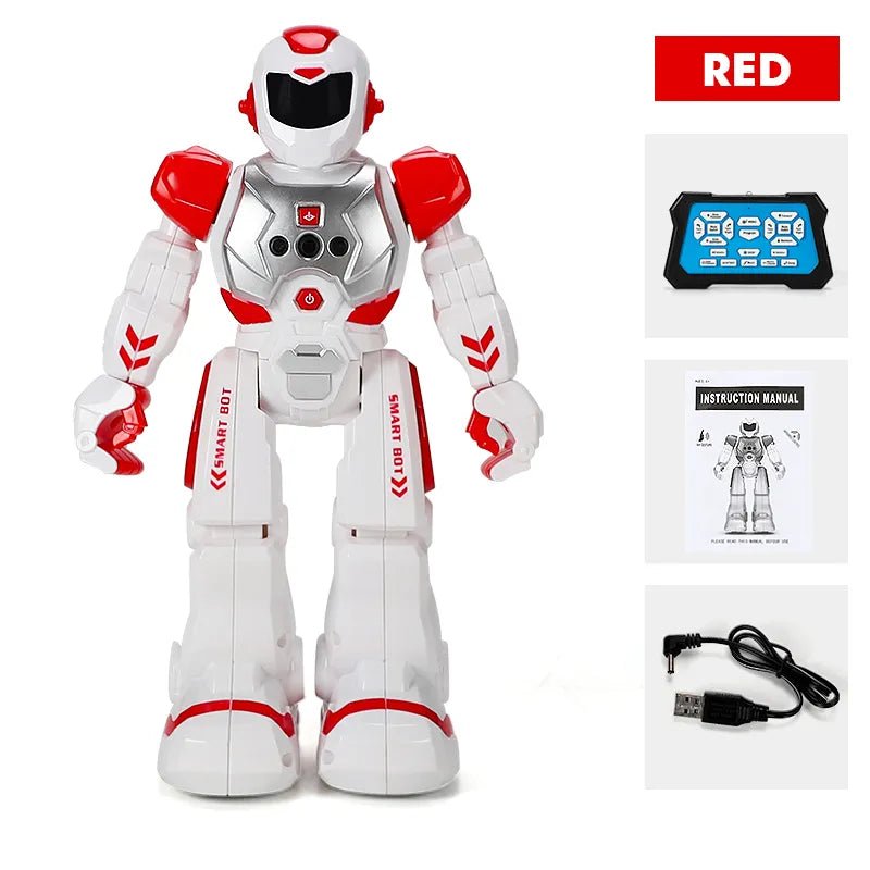 Mechanical Police Robot, Infrared Sensor, Singing, for Kids