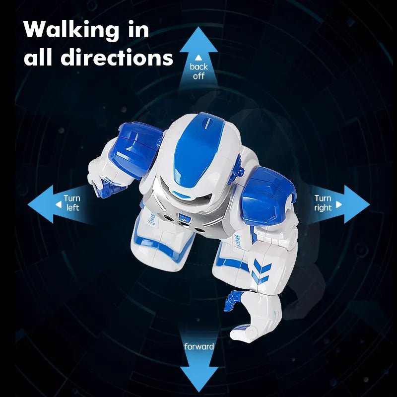 Mechanical Police Robot, Infrared Sensor, Singing, for Kids