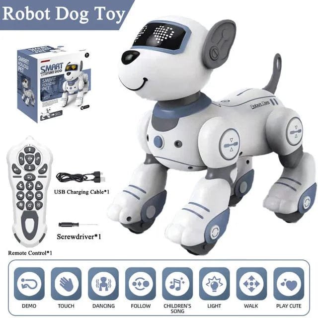 Stunt Walking Robot Dog: Remote Control Pet Toy