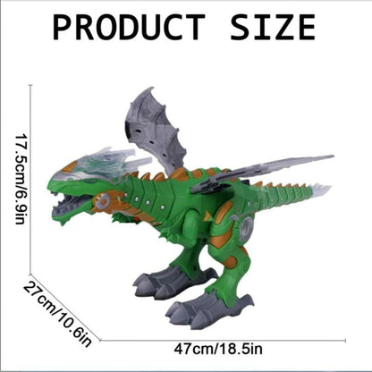Walking Spray Dinosaur Robot With Light Sound Mechanical Dinosaurs Model Toys
