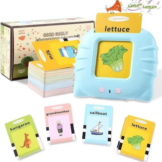 Interactive English Learning Flash Cards for Kids: Electronic Audio Book & Toys