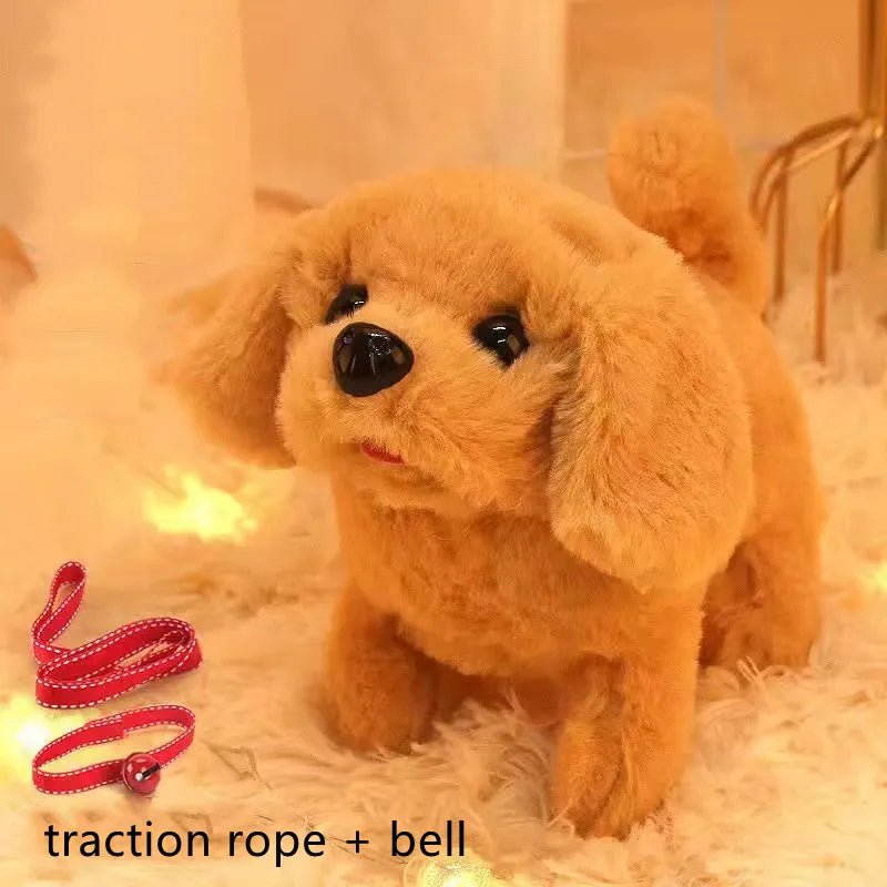 Interactive Walking & Barking Plush Puppy - Montessori Toy