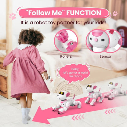 Stunt Walking Robot Dog: Remote Control Pet Toy