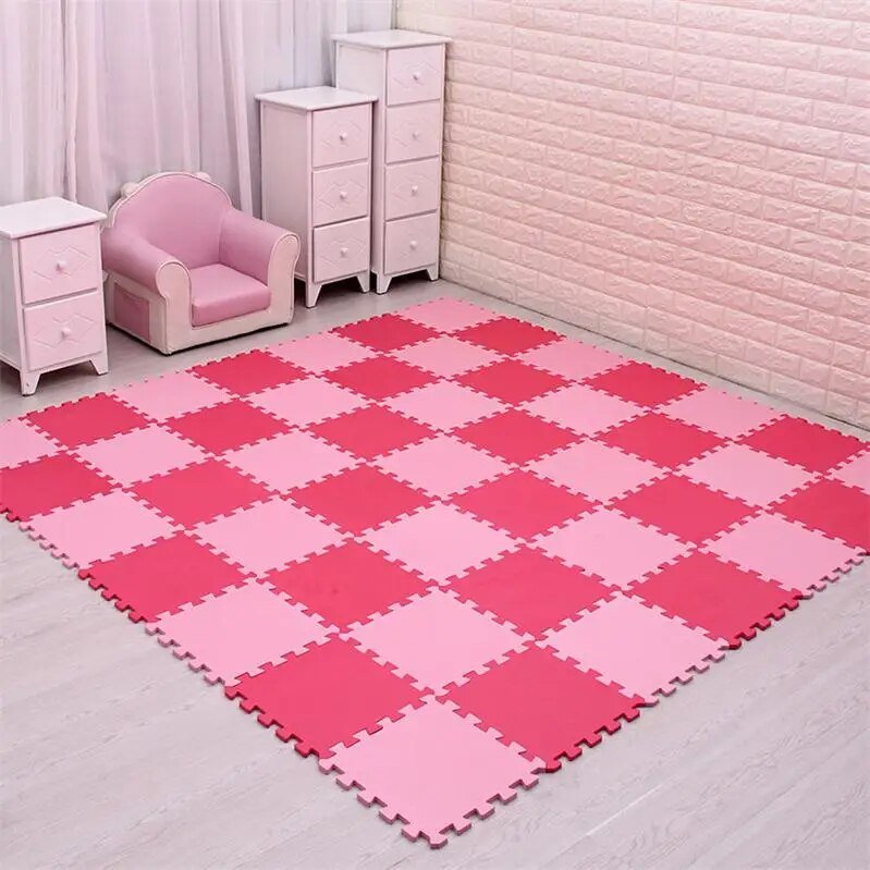 EVA Foam Baby Play Puzzle Mat - 18/24 Interlocking Exercise Tiles