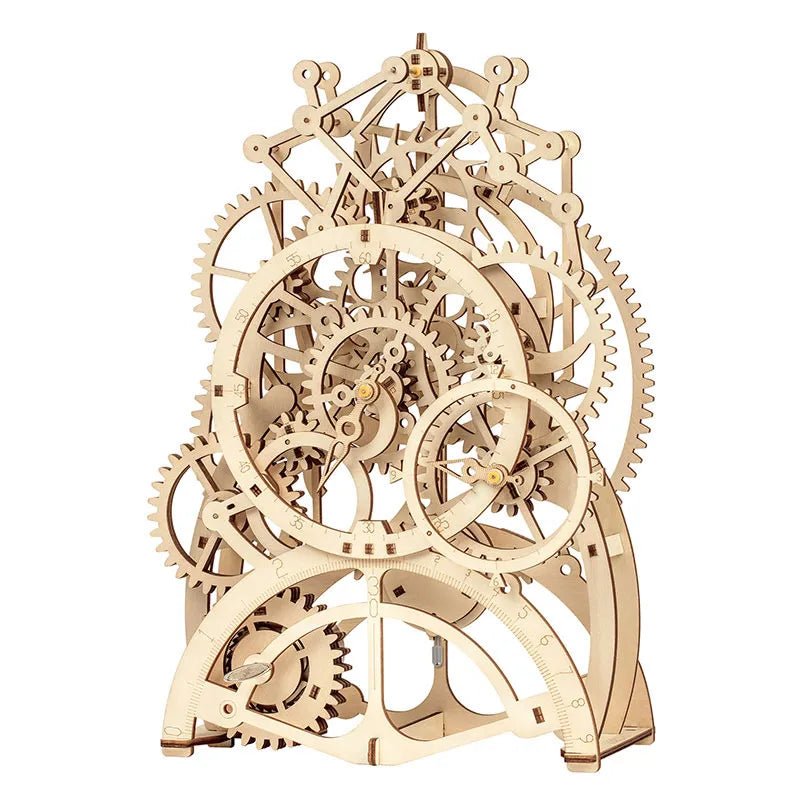3D Wooden Puzzle Gear Model DIY Kit - Ages 14+ Cruiser Motorcycle Build