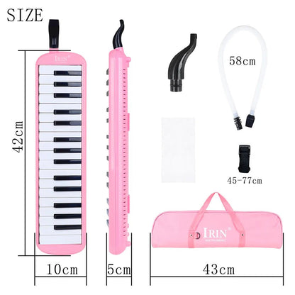 IRIN 32-Key Melodica Keyboard - Harmonica Style with Carrying Bag