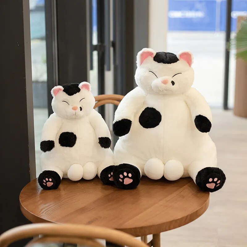 35cm Japanese Kawaii Plush Cat, Soft Stuffed Animal, Home Pillow