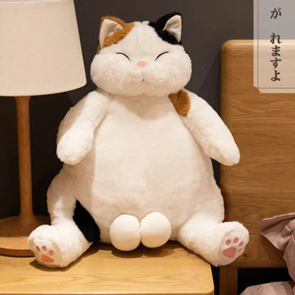 35cm Japanese Kawaii Plush Cat, Soft Stuffed Animal, Home Pillow