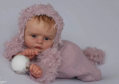 19-Inch Reborn Doll Kit - Joleen, Lifelike Soft Touch, DIY Unpainted Parts