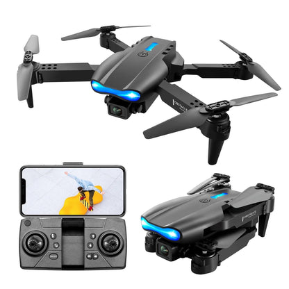 K3/E99 Foldable Dual-Camera FPV Drone with 6-Axis Gyro