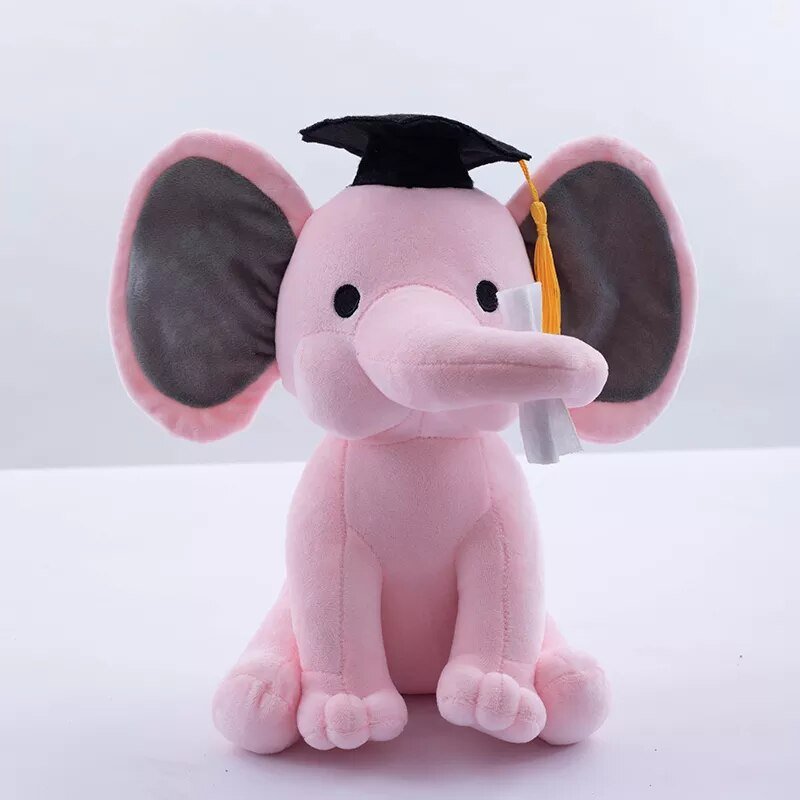 Kawaii Elephant Plush Toy - Cute Stuffed Animal for Kids & Weddings