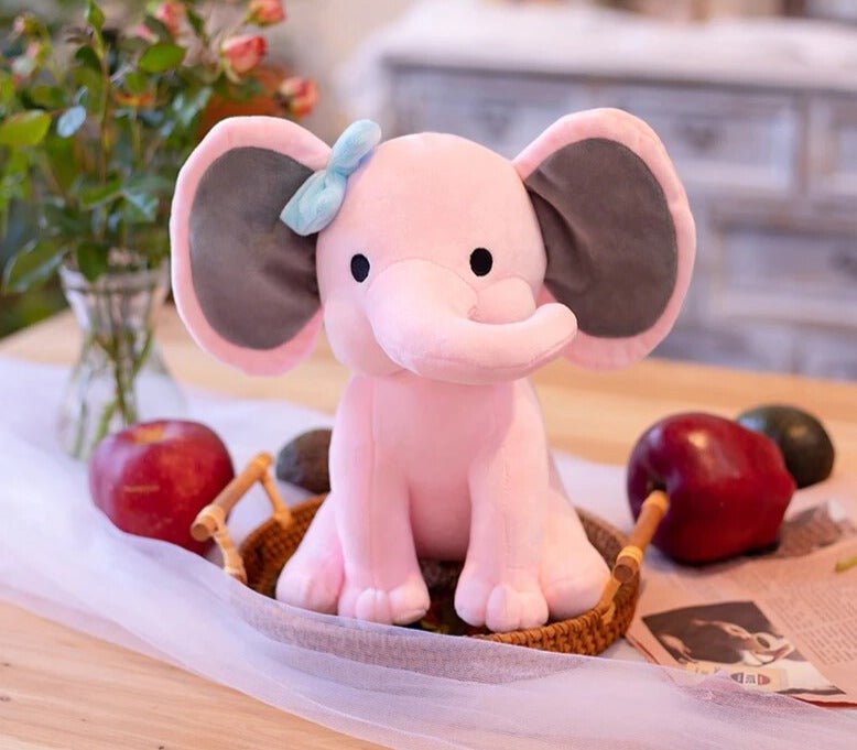Kawaii Elephant Plush Toy - Cute Stuffed Animal for Kids & Weddings