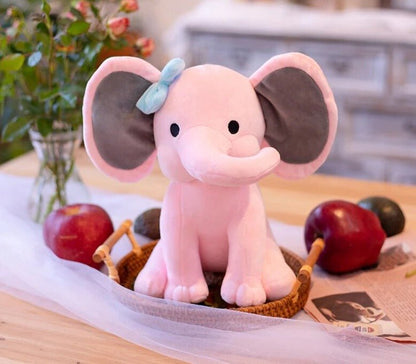 Kawaii Elephant Plush Toy - Cute Stuffed Animal for Kids & Weddings