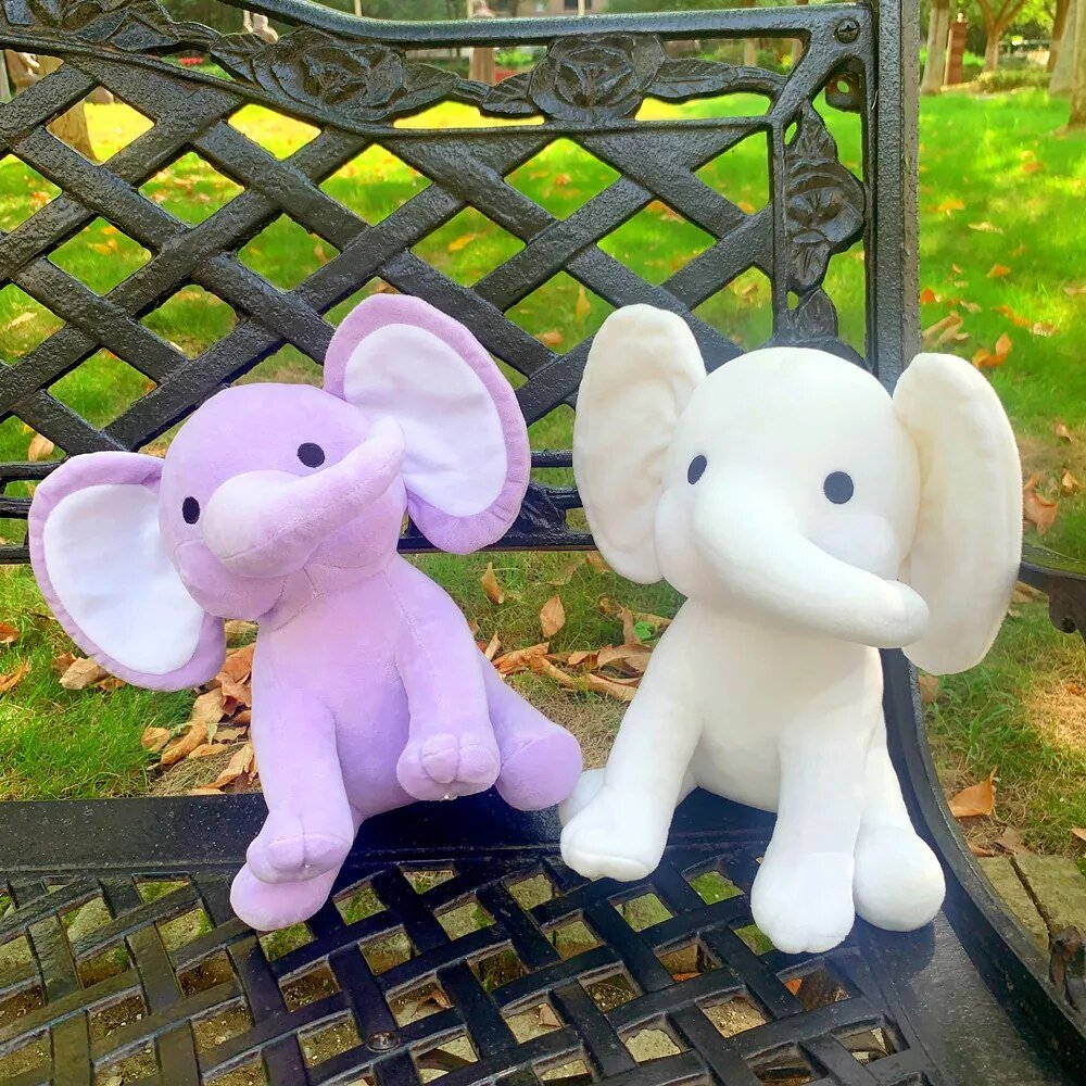 Kawaii Elephant Plush Toy - Cute Stuffed Animal for Kids & Weddings