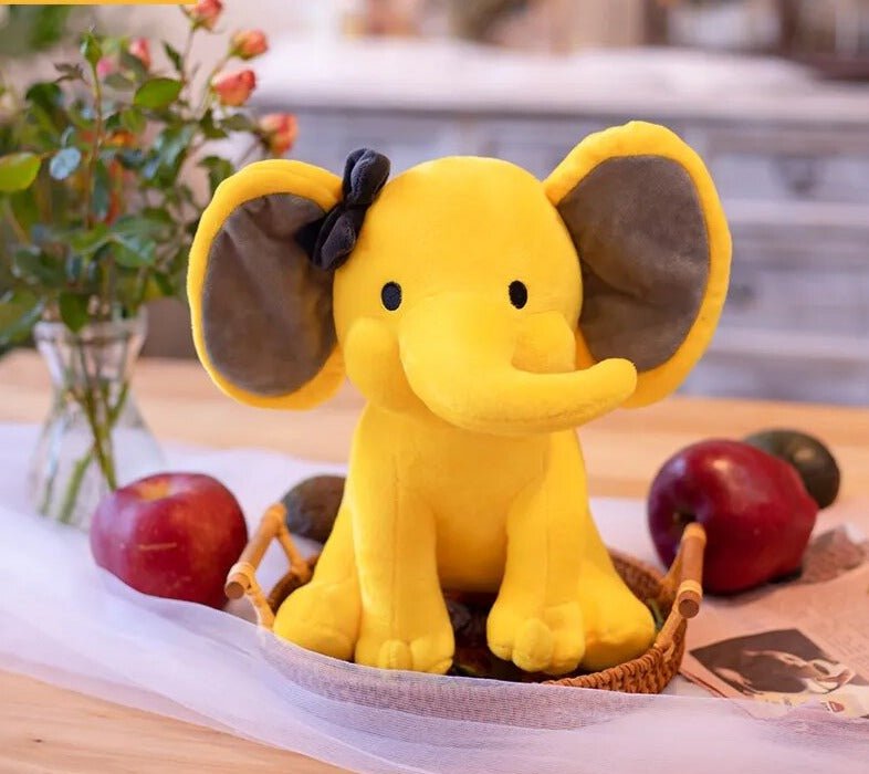 Kawaii Elephant Plush Toy - Cute Stuffed Animal for Kids & Weddings